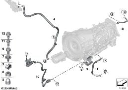 Kabel akumulátoru diagram for BMW X5 G05 LCI 30dX