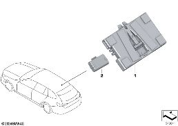 Telematic Communication Box 4 diagram for BMW 5 Series G61 Touring 520dX