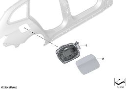 FILL-IN FLAP diagram for BMW 5 Series G61 Touring i5 xDrive40