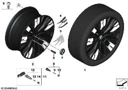 BMW LA WHEEL AERODYNAMICS 862I - 20