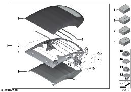 CONVERTIBLE TOP, COMPLETE