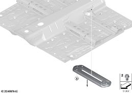 Výztuha karoserie diagram for BMW MINI F66 JCW