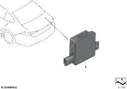 Kontrol ünitesi, Smart Opener diagram for BMW 2 Series F74 Gran Coupé 228 xDrive