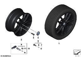 BMW LA WHEEL, DOUBLE-SPOKE 840-16