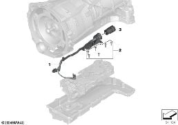 WIRING HARNESS MECHAT.GA8HP60/80 MH/XMH diagram for BMW X7 G07 LCI 40iX