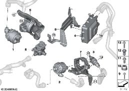 ELECTRICAL COMPONENTS diagram for BMW 7 Series G70 i7 xDrive60