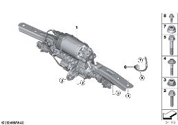 Actionneur HSR/pièces accolées/boîtier diagram for BMW Rolls-Royce Cullinan RR31 Cullinan