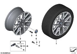 BMW ζάντ. ελ. κράμ. ακτίν. Υ 974 - 18