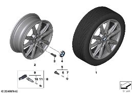 BMW LA WHEEL V-SPOKE 967 - 17
