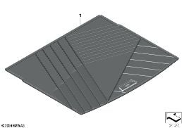트렁크룸 성형 매트 diagram for BMW X3 G45 20