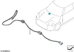 Jednotlivé díly ostřikovač skla diagram for BMW MINI F66 JCW