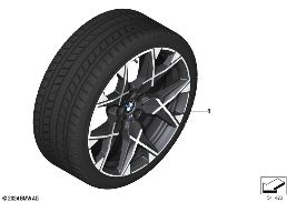 동절기용 휠 (컴플리트세트) M Y-스포크 1035M-19인치 diagram for BMW X3 G45 20