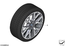 WINTER WHEEL WITH TIRE Y-SPOKE 974 - 18