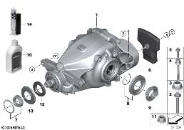 REAR-AXLE-DRIVE diagram for BMW 4 Series F36 Gran Coupé 420iX