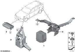 Автомобильный звукогенератор diagram for BMW 3 Series G21 Tуринг LCI 330e