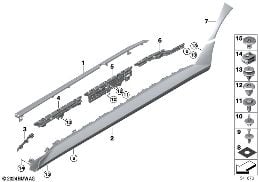 M COVER FOR ROCKER PANEL / WHEEL ARCH