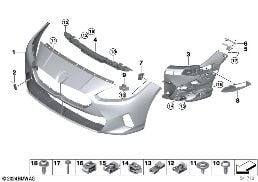 TRIM COVER, FRONT