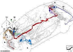 POWER SUPPLY LINES MAIN WIRING HARNESS