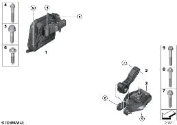 ENGINE SUSPENSION diagram for BMW 1 Series F70 120d
