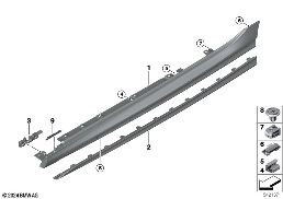 M TRIM ROCKER PANEL