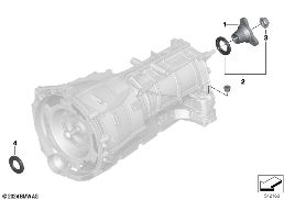 OUTPUT GA8HP60-60MH-80MH diagram for BMW 4 Series G23 Convertible LCI 420i