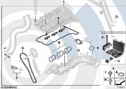 REPAIR KIT, EXPOSED TIMING CHAIN, TOP