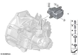GEARBOX SUSPENSION diagram for BMW MINI Cabrio F57 LCI Cooper