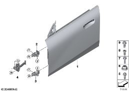 FRONT DOOR-HINGE/DOOR BRAKE