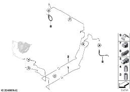 BRAKE PIPE REAR diagram for BMW X3 G45 20