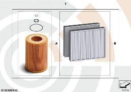 SERVICE KIT, INSPECTION I / OIL SERVICE