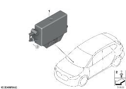 CONTROL UNIT ULTRASONIC SENSOR diagram for BMW X2 U10 18d
