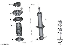 Federbein hinten EDC