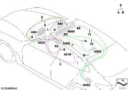 REPAIR CABLE MAIN WIRING HARN.SHIELDED diagram for BMW 4 Series G26 Gran Coupé 430i
