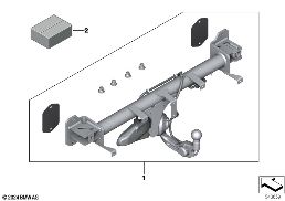 RETROFIT KIT, TR. CPL., ELEC. SWIVELING