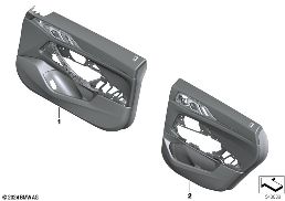 INDIVIDUAL DOOR TRIM PANEL diagram for BMW 4 Series G26 Gran Coupé 430iX