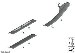 Barres de seuil diagram for BMW 2 Series F74 Gran Coupé 216