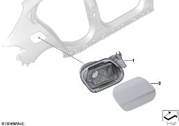 FILL-IN FLAP diagram for BMW 1 Series F70 120