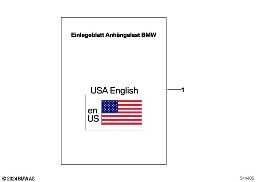 INSERT SHEET TRAILER LOAD BMW diagram for BMW 7 Series G70 740i