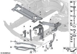 Voorzijde diagram for BMW Rolls-Royce Cullinan RR31 Cullinan