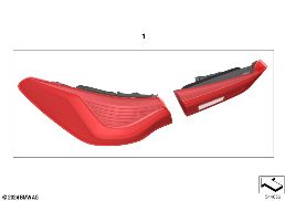 RETROFIT KIT, RR LIGHT, FACELIFT diagram for BMW 4 Series G22 Coupé M440dX