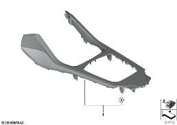 Garniture décor console centre diagram for BMW 2 Series F74 Gran Coupé 216
