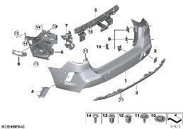 TRIM COVER, REAR