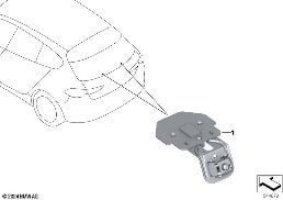 Mobilfunkantennen diagram for BMW 1 Series F70 M135 xDrive