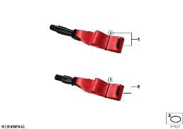 M PERFORMANCE TOW STRAP diagram for BMW 3 Series G20 Sedan 320i