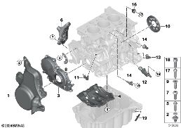 ENGINE BLOCK MOUNTING PARTS