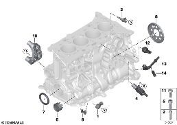 ENGINE BLOCK MOUNTING PARTS