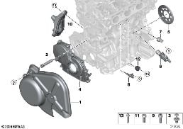 ENGINE BLOCK MOUNTING PARTS