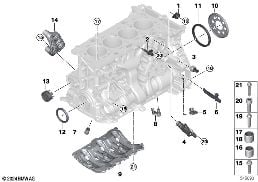 ENGINE BLOCK MOUNTING PARTS