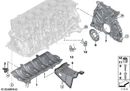 ENGINE BLOCK MOUNTING PARTS