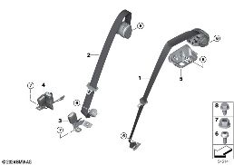 SAFETY BELT REAR
